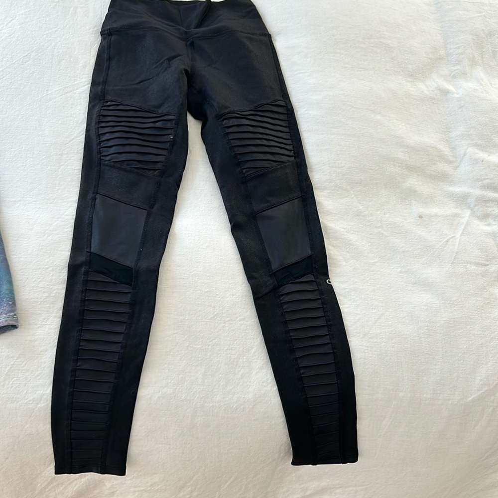 Alo Moto Leggings black size small